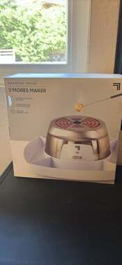 Sharper Image Electric Tabletop S'mores Maker with Serving Tray